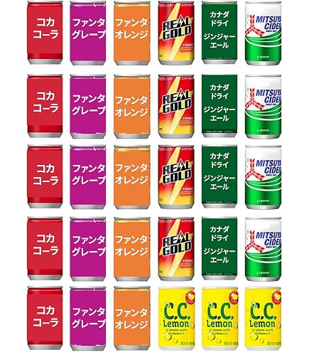 Amazon.co.jp: 炭酸飲料 160ml 10種各3本 30本セット : 食品・飲料・お酒