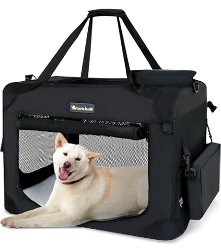 Amazon | ペットキャリー 折りたたみソフトクレート 中型犬用 ペット