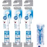 【Amazon.co.jp限定】NONIO(ノニオ)舌クリーナー 3本 + Y字フロス付き 舌ブラシ 舌磨き 舌苔 口臭ケア 舌専用設計 低刺激設計 舌苔をやさしくごっそり落とす
