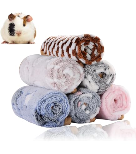 Amazon.co.jp: Tierecare 6枚 モルモットタオル 小動物 フリース寝具