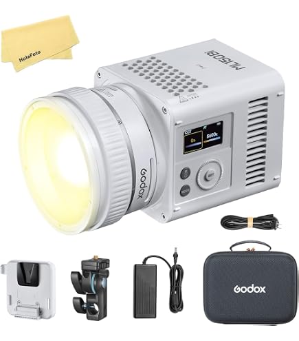 Amazon | Godox ML100Bi 120W バイカラーLEDビデオライト ポータブル