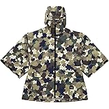 KiU レインコート 子供用 大雨対応 スリーブ レインポンチョ for キッズ カモ フラワー M 収納袋付き K71M-141