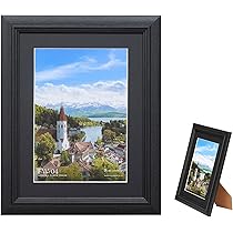 木製ガラス面額縁　2個 FUJICOLOR 木製額縁 YM-3 4切 木地（前面板-ガラス板