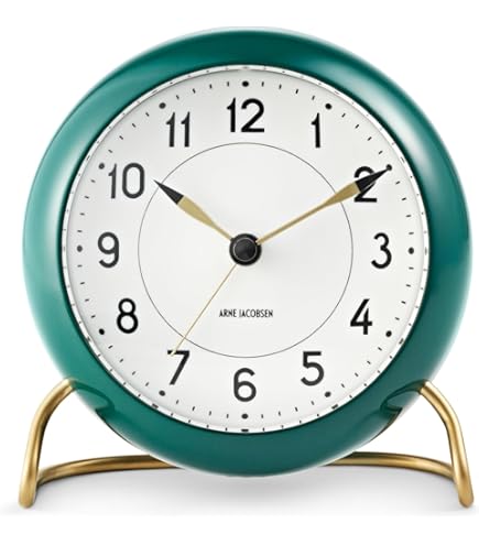 Amazon.co.jp: ARNE JACOBSEN 置き時計 目覚まし時計 11cm 北欧
