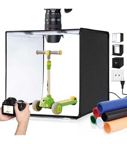 Amazon | PULUZ 撮影ボックス 60×50×40cm 撮影ブース 折り畳み 物撮り