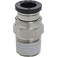 日本ピスコ(PISCO) ワンタッチ継手(チューブフィッティング) ストレート 適用チューブサイズ:4mm ネジサイズ:M5x0.8 PC4-M5