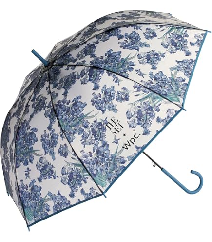 : ユーパワー 名画 フリル ジャンプ傘 晴雨兼用 58.5cm