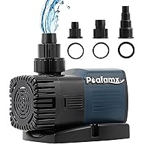 Amazon.co.jp: Poafamx 小水中ポンプ 排水ポンプ 吐出量9000L/h