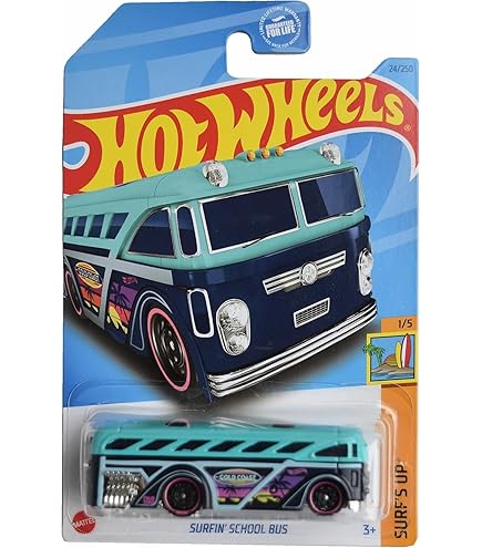 ホットウィール　Hot Wheels VW BUS　サーフィン Amazon.co.jp: ホットウィール サーフィン スクールバス : おもちゃ
