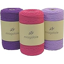 【マスカット】マクラメ編み　ソノラサンライズ他 毛糸 ) ミソ マクラメ 3mm Miso Macrame │ 200g 39色