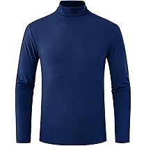 Amazon | [Hyzhwl] ロングTシャツ メンズ 長袖 タートルネック