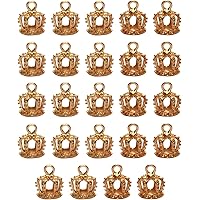 王冠 ゴールド 10個セット 10個 ゴールド 王冠 クラウン 大きいパーツ チャーム アモール