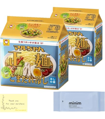 Amazon.co.jp: [2個セット] 東洋水産 マルちゃん正麺 冷し中華 5食