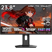 Amazon.co.jp: KEY TO COMBAT 24インチ ゲーミングモニター WQHD