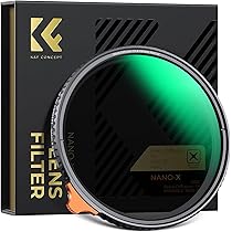 67mm ND2-ND32 K&F 可変　NDフィルター  X状ムラなし レンズフィルター K&F Concept NDフィルター 52mm 可変式 ND2