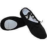 Danzcue Ballet Slipper Women's Canvas Split Sole Ballet Shoes