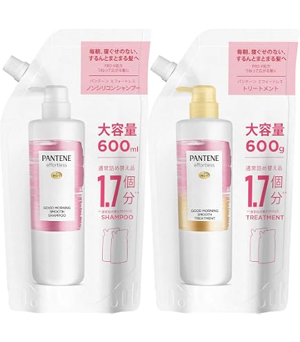 Amazon | パンテーン エフォートレス シャンプー&コンディショナー