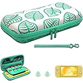 Switch Lite ケース ガラスフィルムが付き スイッチライト ケース 収納バッグ ゲームカード8枚収納 旅行用 耐衝撃 全面保護 防塵 小物収納可 持ち運び便利 ハンドストラップ付き