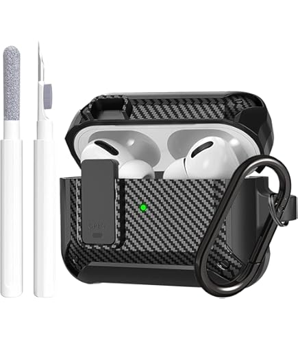 Amazon | Olytop Airpods Pro 2/1 Gen ケースカバー ロック付き