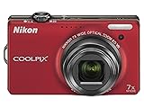 Nikon デジタルカメラ COOLPIX (クールピクス) S6000 フラッシュレッド S6000RD