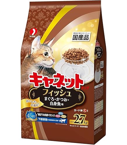 Amazon.co.jp: キャネットチップ キャットフード お肉とお魚ミックス