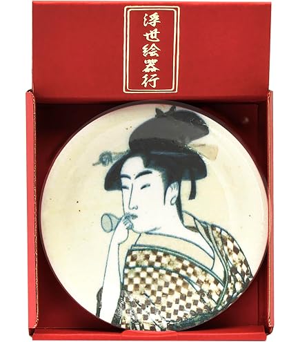 冨嶽三十六景　神奈川沖浪裏　額皿　飾り皿　葛飾北斎　浮世絵　波佐見焼　絵皿 Amazon｜山勝美濃陶苑 「 Hokusai 葛飾北斎 Ukiyo-e 富岳三十六景