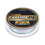 VARIVAS(バリバス) PEライン アバニ キャスティング Si-X 400m 10号 140lb 8本 ホワイト