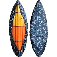 LIXADA カヤックカバー防水 UV 耐性カヤックカバー屋外カヤック収納ダストカバーボートカヤックカヌー SUP パドルボード用