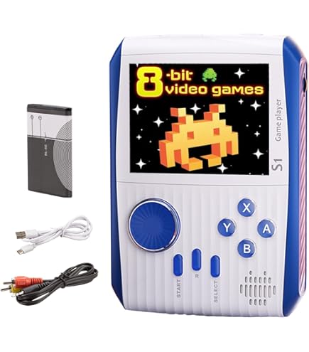 Amazon | ポータブルハンドヘルドゲーム レトロミニビデオゲーム