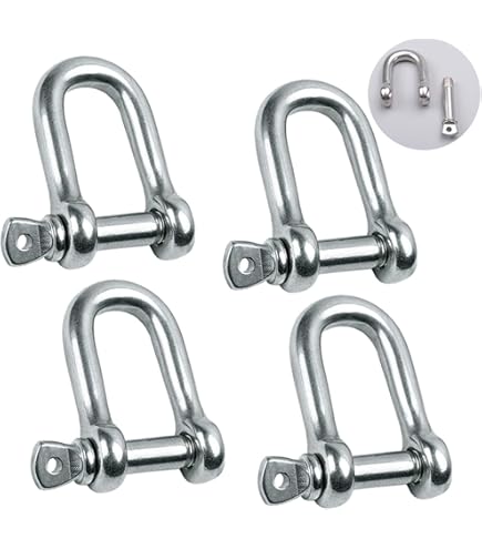 RVS quick link met borgmoer en oog -Bootonderdelen & Watersportartikel
