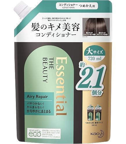 Amazon | 花王 エッセンシャル ザビューティ 髪のキメ美容シャンプー