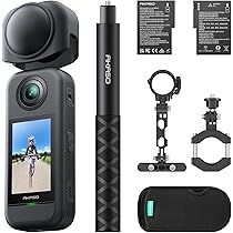 Amazon | AKASO 360 バイクキット 360度カメラ-アクションカメラ 5.7