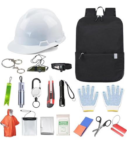 Amazon｜棚に入る A4サイズの 非常持ち出しセット 防災セット 17点