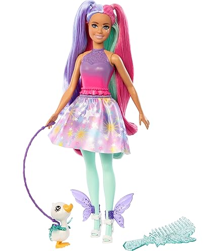 Barbie - Doll with Fairytale Outfit and Animal Lover Inspired by
