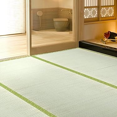い草敷物　6帖　約264×352cm　 ベージュ系　夏用　和室用 い草敷物 6帖 約264×352cm ベージュ系 夏用 和室用