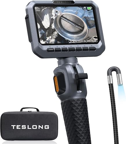 Amazon.co.jp: Teslong 内視鏡カメラ ファイバースコープ 工業用内視鏡