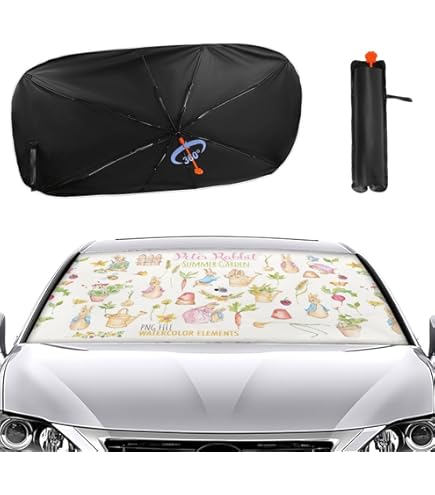 Amazon | ピーターラビット サンシェード 車 フロント 折り畳み