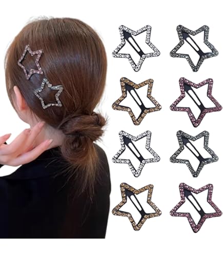 Amazon.co.jp: IWOWHERO 20個 ヘアピン スターヘアアクセサリー