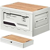 Amazon｜Zilnox コンテナ ボックス 折り畳み 強い耐荷重100kg キャンプ