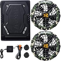 Amazon.co.jp: [バートル] カラーファン+22Vバッテリーセット AC08+ 