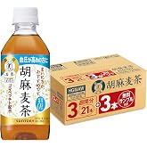 [トクホ] サントリー 特定保健用食品 胡麻麦茶 350ml×21本＋3本 血圧が高めの方に