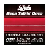 La Bella 750N Black Nylon Tape Wound 50-105 エレキベース弦