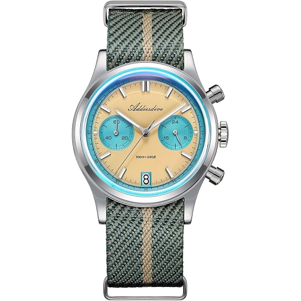 Amazon | TACTICAL FROG Militado ML1868 39mm ミリタリー クロノ