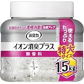 消臭力 イオン消臭プラス 消臭ビーズ 部屋 トイレ用 置き型 無香料 特大 本体 1.5kg クリアビーズ 部屋用 玄関 リビング キッチン トイレ消臭剤 消臭 芳香剤