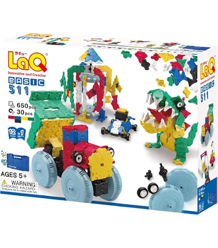 Amazon.co.jp: ラキュー (LaQ) ベーシック(Basic) 511 & ラキュー (LaQ