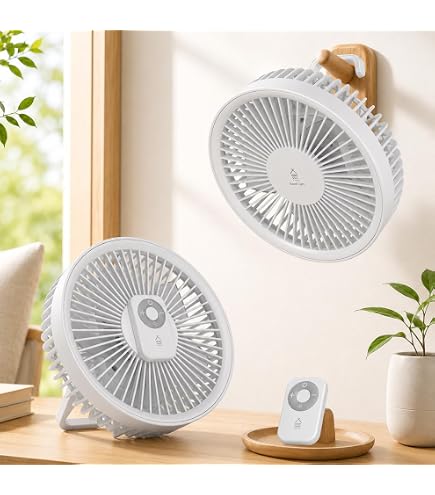 ✨新品未使用✨扇風機 キャンプ扇風機✨LEDライト付き✨吊り下げ 卓上 防災 Amazon | 扇風機 卓上 壁掛け 吊り下げ【2026新型・1台4役】 三脚対応