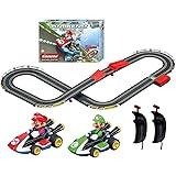 Carrera GO!!! 63503 公式ライセンス マリオカート 電池式 1:43スケール スロット カーレーシング おもちゃ トラックセット ジャンプランプ付き マリオとルイージ 対象年齢5歳以上