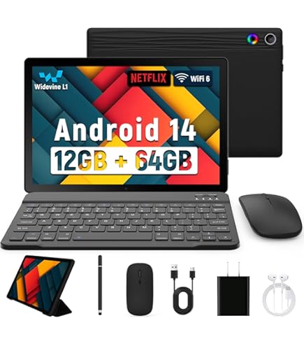 Amazon.co.jp: 2025 タブレット 10インチ Android 14 タブレット 22GB