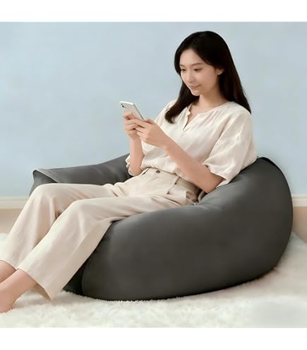 Amazon.co.jp: Posh Creations ビーズクッション チェア ネイビー 大人