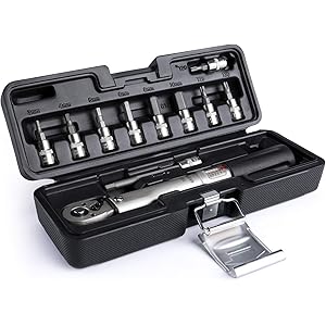 CYCLISTS トルクレンチ セット 差込角 6.35mm(1/4インチ) 2～24Nm 3/4/5/6/8/10mm…
